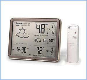 Acu Rite weather forecast display