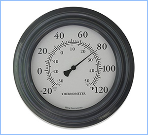 Bjerg Instruments grey finish thermometer