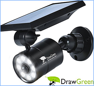 DrawGreen solar lights LED spotlights