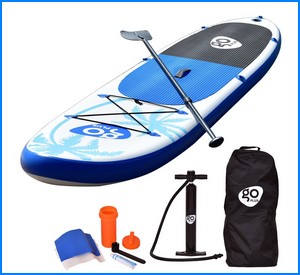 Goplus 11' Inflatable Cruiser SUP Stand Up Paddle Board Package