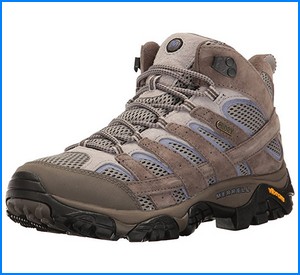 best hiking shoes for women from Merrell Women's Moab 2 Mid Waterproof Hiking Boot