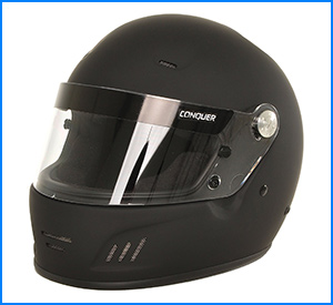 Conquer Snell Full Face Racing Helmet