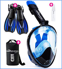 best snorklestar 4 piece snorkel gear