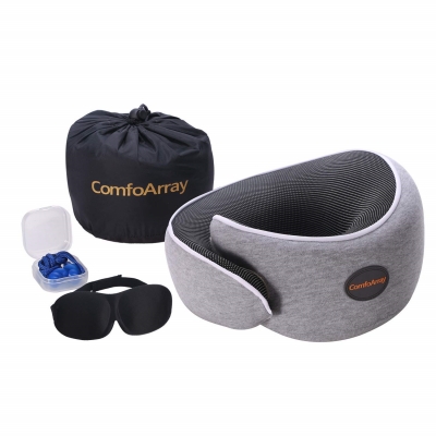 ComfoArray Head Support Travel Pillow and accessories 