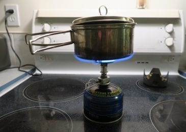 unsteady canister stove 