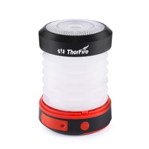Thorfire LED Camping Lantern Lights USB Rechargeable & Solar Powered Lantern Emergency Light