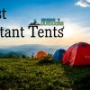three instant tents on plains