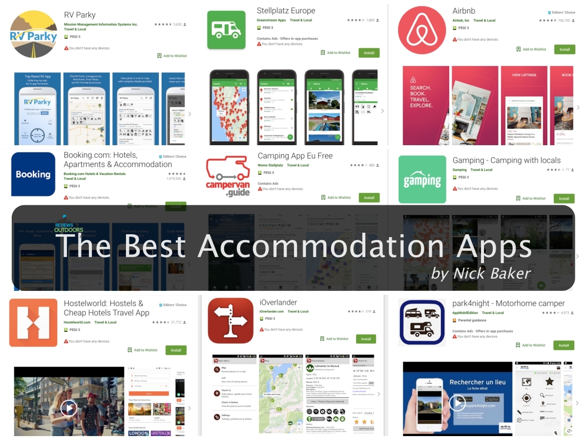 The 9 Best Accommodation Apps - Nick's Take | 2019 | Reviews Outdoors